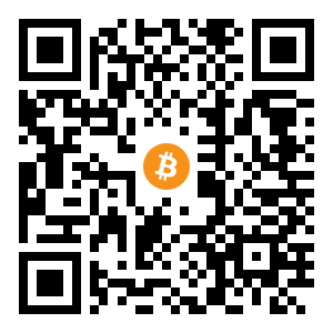 bitcoin:bc1qvvwlm2wa97gtvnnnjl7w25ts6cuf8cag5muuz6 black Bitcoin QR code