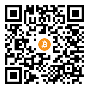 bitcoin:bc1qw2dm8ldc3gayj3rae9k4h8maghyxc28dwzs7vv black Bitcoin QR code