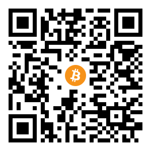 bitcoin:bc1qw2pqvtchpwt4a8evwel3fsxt7y5dfgv8ks36da black Bitcoin QR code