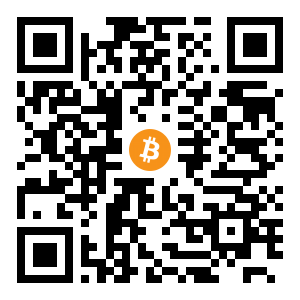 bitcoin:bc1qwr7x3xxd4nm0vr3srtgpenszf99g0s6mzfda2c black Bitcoin QR code