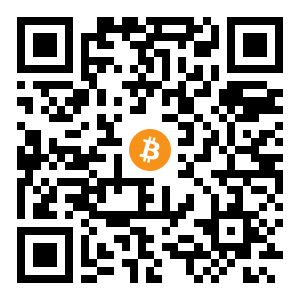 bitcoin:bc1qxkayuhcq0nhzpggamc9al0txw3mcux7z7r9sye black Bitcoin QR code