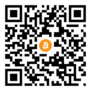 bitcoin:bc1qxru6g58f7c72vv49kjxj27lah6xq8n80cdw7kf black Bitcoin QR code