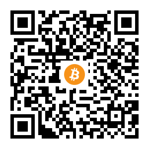 bitcoin:bc1qxugywmest0fqtk6j5aqrdrcnftsty6sa2yv46g black Bitcoin QR code
