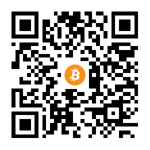 bitcoin:bc1qxyep80gymzxlwp28eppkapffkf4pt6p4zhetpc black Bitcoin QR code