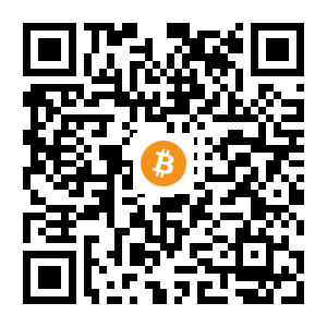 bitcoin:bc1qy0gh8z95qdatq2qxx4dnulwm30djl0n89ssvvd black Bitcoin QR code