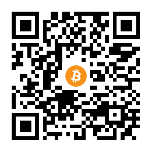 bitcoin:bc1qy4kvtcf5pnllh8pjzzwt8x2qgvl2kk8qel240s black Bitcoin QR code