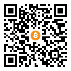bitcoin:bc1qyc228fsglnas393nmeef8jvx6ytav5p7suln3d black Bitcoin QR code
