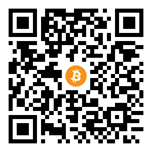 bitcoin:bc1qyclpvvc53cjjnwlvj7m99g6mqfwaphaedyz6ca black Bitcoin QR code