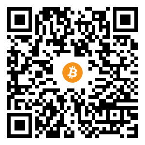 bitcoin:bc1qydwgttms8aszj5lhvey9qyqwav0jk9c30qjgserjrvdc50d46ljs5m0vfx black Bitcoin QR code