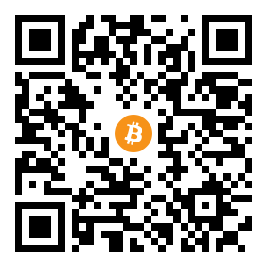 bitcoin:bc1qye86p2ds8qf6ysy6gcx9n9k9hr66nuy8z5qyca black Bitcoin QR code