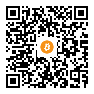 bitcoin:bc1qyh4rerwj397esyp2lxeg7sf7wrqueejpqd289r59nzzhh7hq9cqs5hxyrk black Bitcoin QR code