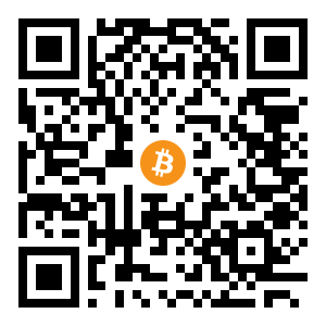 bitcoin:bc1qythp6v4m9etsakr0jpjywxv2h3snk6taskme8y black Bitcoin QR code