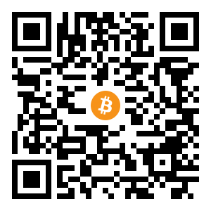 bitcoin:bc1qyw2ff650q785dmpc36ad74lg9fwg7cyjflp7zm black Bitcoin QR code