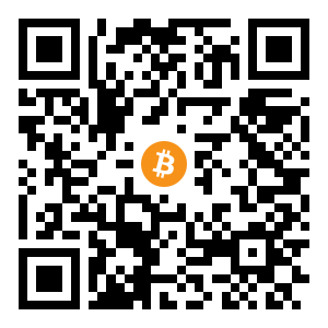 bitcoin:bc1qyw6vmuxaexk8quse7s4uy6rtkclmxcmj9g6g5r black Bitcoin QR code