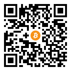 bitcoin:bc1qywhh38gefny2d5uder7xydsgv7zzsr8fwm7xaz black Bitcoin QR code