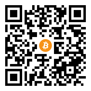 bitcoin:bc1qzf3s8gwpk2esxmcj8dckr2l5tdhcpd57n3sa5h black Bitcoin QR code