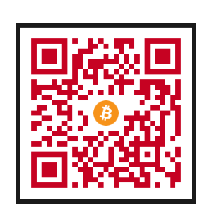 Bitcoin donation QR codes